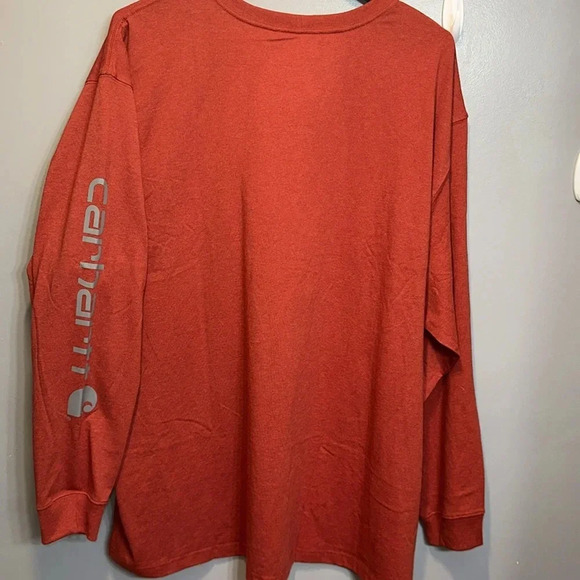NWT Carhartt Men’s Long Sleeve Loose Fit Heavyweight Graphic T-Shirt SIZE 3XL - Picture 2 of 6